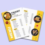 Menu/Pricelist Design